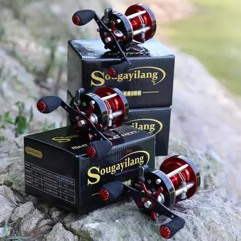 Троллинговые катушки с ЧПУ, алюминиевая шпуля, барабанное колесо, высокоскоростная, гладкая, сверхпрочная и долговечная рыболовная катушка 40