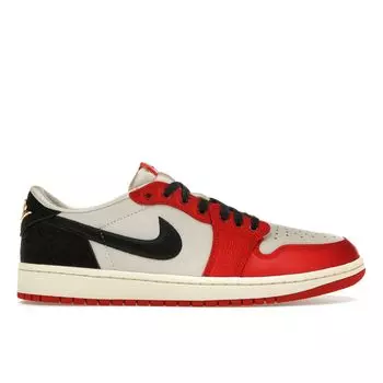 Trophy Room x Air Jordan 1 Retro Low OG SP Rookie Card — Away Кроссовки унисекс Red Sail Black FN0432-100 35.5