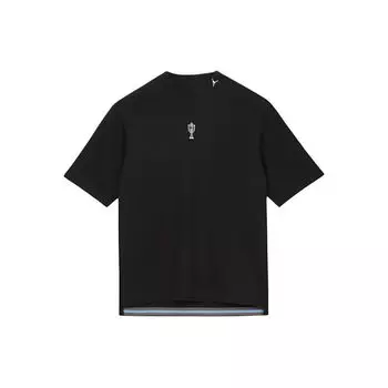 Trophy Room X Jordan SS24 Американская винтажная футболка с круглым вырезом и короткими рукавами, мужские топы, черные FQ3845-010 S
