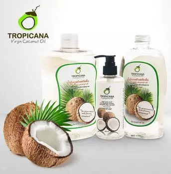 Tropicana Virgin Натуральное 100% кокосовое масло 100 ml