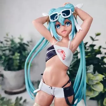 Тропическая фигурка Hatsune Miku Racing Miku 2023