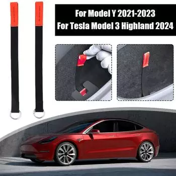 Трос аварийной безопасности задней двери для Tesla Highland, аксессуар для ручки модели Y 2021-202 K2N8 A-2pcs