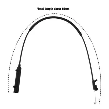 Трос открывания капота, правый руль, правый руль 5G2823531D для VW GOLF PASSAT чёрный