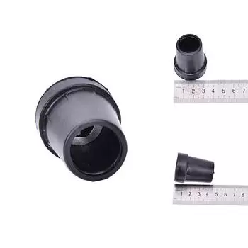 Трость 19 мм, трость, костыль, резиновый наконечник для тяжелых условий эксплуатации, нижняя часть