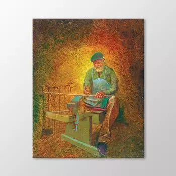 Трость Дедушка Живопись