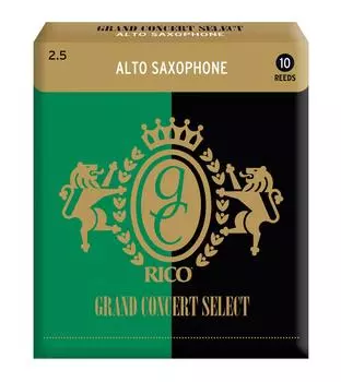 Трость для альт-саксофона GRAND CONCERT SELECT RGC10ASX250, 10 штук D Addario D Addario [Твёрдость 2,5] []