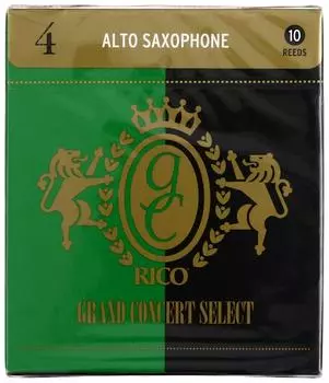 Трость для альт-саксофона GRAND CONCERT SELECT RGC10ASX400 из 10 штук D Addario D Addario [Твёрдость 4,0] []