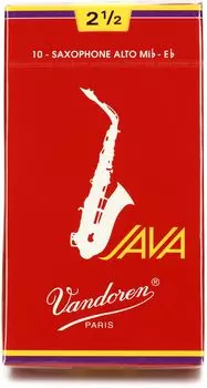 Трость для альт-саксофона Van Doren JAVA SR2625R RED2-1/2 (10 кусочков)
