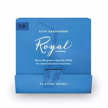 Трость для альт-саксофона WoodWinds ROYAL 25 штук D Addario D Addario RJB0130-B25 [Твёрдость 3,0] (индивидуально завернутый) []