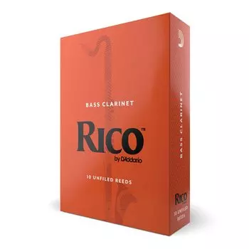 Трость для бас-кларнета RICO REA1020, 10 штук, D Addario D Addario [Твёрдость 2,0] []