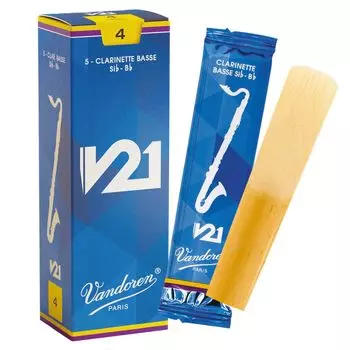 Трость для бас-кларнета Vandoren V21 4 Твёрдость (5 кусков)