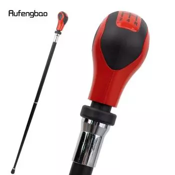 Трость для ходьбы из красной, черной кожи с номером, серебряная, модная, декоративная, джентльменская, элегантная, для косплея, трость, посох 93 см