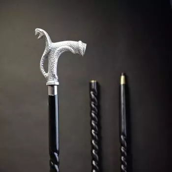 Трость для ходьбы, латунная трость, ручка в виде змеи, дизайнерская трость, идеальная GIF для мужчин и женщин как