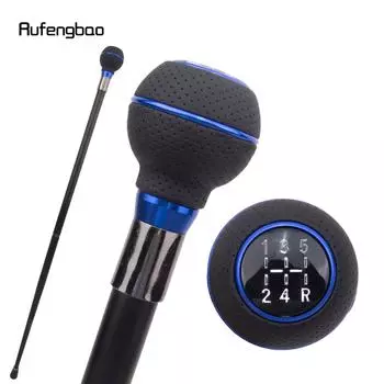 Трость для ходьбы с черным, синим номером и серебряным узором, модная декоративная трость для джентльмена, элегантная трость для косплея, посох 92 см