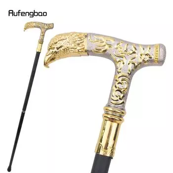 Трость для ходьбы с ручкой Golden White Eagle, роскошная, модная, элегантная, декоративная, Cospaly, трость, набалдашник, посох 89 см