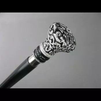 Трость для ходьбы с шариковой ручкой и цельной головкой, деревянная трость ручной работы