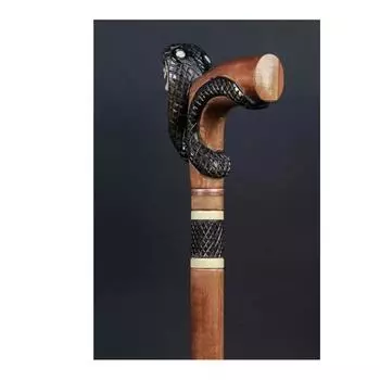 Трость для ходьбы в виде змеи | Уникальная деревянная трость для мужчин и женщин