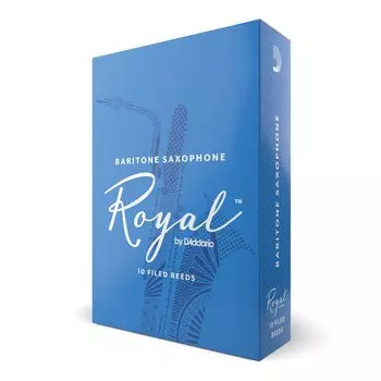 Трость для саксофона баритон WoodWinds ROYAL RLB1020 10 штук D Addario D Addario [Твёрдость 2,0] []