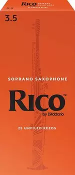 Трость для сопрано-саксофона RICO RIA2535, 25 штук, D Addario D Addario [Твёрдость 3,5] []