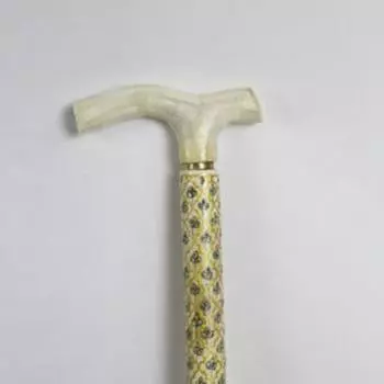 ТРОСТЬ ИЗ РАСКРАШЕННОЙ ВЕРБЛЮДЬЕЙ КОСТИ