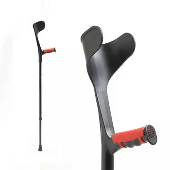 Трость-клатч BigAlex, Костыли, Клатч-Лофстранд, Складная, Телескопическая, Трость-Лофстранд, Реабилитация, чёрный