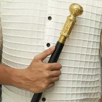 Трость ручной работы с инкрустацией, индивидуальная гравировка, подарок для папы, на пенсию, мужской аксессуар