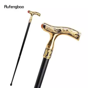 Трость с краном, красный драгоценный камень, модная декоративная трость, элегантная трость для джентльмена, ручка для трости для косплея, 93 см