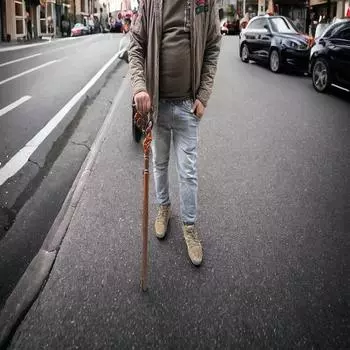 Трость с рукояткой в виде льва и газели - Трость для мужчин и женщин - Лучшие подарки на память