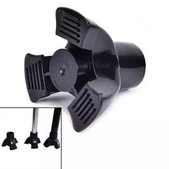 Трость, трость, костыль, резиновая сверхмощная втулка с нижним наконечником, 19 мм