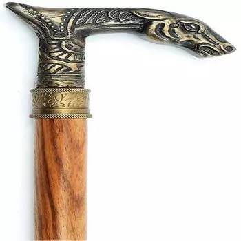 Трость в виде головы лошади, дизайнерская трость с ручкой, лучший подарок