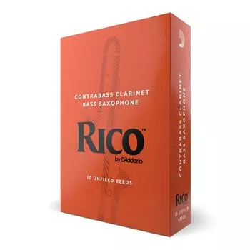 Трость WoodWinds для контрабас-кларнета RICO RFA1020 10 штук D Addario D Addario [Твёрдость 2,0] []