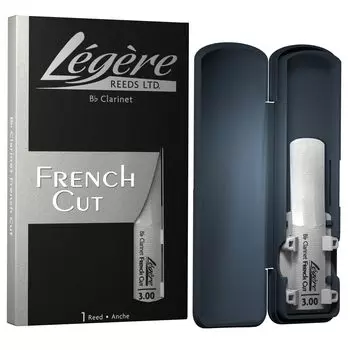 Трости Legere Premium Synthetic Woodwind Reed Bb Clarinet French Cut Strength Lgre 3.00 (BBF3.00)