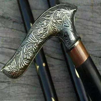 Трости ручной работы из цельной латуни Антикварные трости Винтажная трость в викторианском стиле