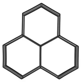 Тротуарная форма для бетона, форма для ступеньки, форма для камня, сад, лужайка, дорожка, асфальтоукладчик, прогулка чёрный