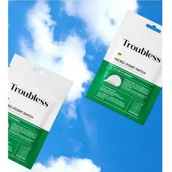 Troubless Micro-Point Pimple Patch, 9 патчей, Micro Needle Pimple Patch, Kbeauty, корейская косметика, образец