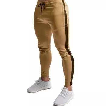 Trousers Men Jogger Sweatpants Harem Pants Train Casual Sportwear Baggy Bottoms KhakiBlack,2XL