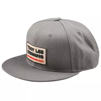 Troy Lee Designs Factory Snapback с плоским козырьком Дымчато-голубой Один размер TDA053 [RS Taichi]