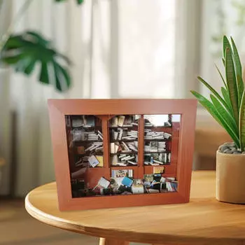 Трясущаяся книжная полка Статуэтка Фигурка Памятный подарок Декоративное Чтение Украшение для Офиса