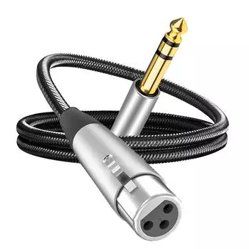 TRS 1/4 к XLR микрофонный кабель аксессуары Мужской к Мужской/Женский аудиокабель 2M