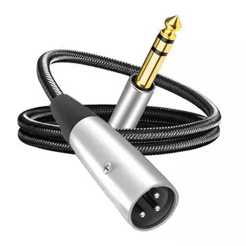 TRS 1/4 к XLR микрофонный кабель аксессуары Мужской к Мужской/Женский аудиокабель 2M