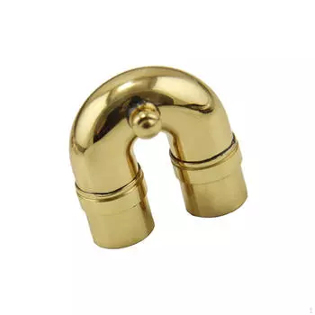 Труба с изгибом шеи Саксофон Локоть Мини Простота установки Прочный практичный глушитель для