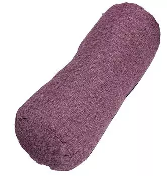 трубчатый хлопок, наполненный талией, спинкой, корпусом для ног, твердым стулом, для отдыха, меланжевым, фиолетовым, Zabuton, тип, подушка, валиком, спинка, подушка, подушка,