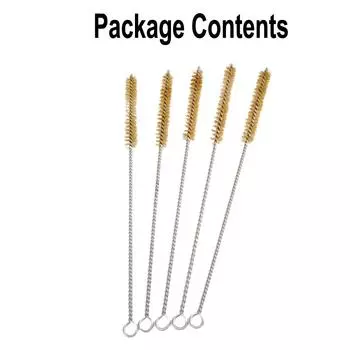 Трубка 5 шт. Щетки для труб Проволока 10-30 мм Цилиндрический очиститель 10mm