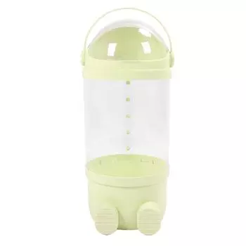 Трубка для хранения плюшевых игрушек 65 см пластиковая прозрачная плюшевая игрушка органайзер дисплей ведро для зелёный