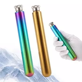 Трубка для охлаждения лифа, охладитель лифа, охладитель, охладитель, алюминиевая металлическая трубка, контейнер, стильный винный стюард, 0,9 унции разноцветный