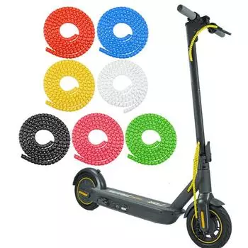 Трубка для управления кабелем электросамоката, трубка для модификации жгута проводов велосипеда, аксессуары для намоточной трубки красный