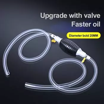 Трубка для всасывания масла Ручная пластиковая трубка для всасывания масла Трубка для откачки бензина Автомобильный насос для всасывания масла из топливного бака 1.5m