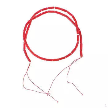 Трубка из натурального коралла класса B, 16 дюймов