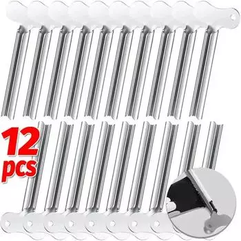 Трубка из нержавеющей стали металлический ключ для выдавливания зубной пасты, краски для волос, очищающего средства для лица, ручной дозатор, выдавливание косметических тюбиков