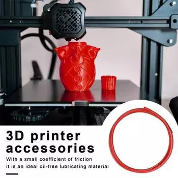 Трубка из ПТФЭ для 3D-принтера для нити 1,75, внутренний диаметр 2,0 мм, внешний диаметр 4,0 мм, соединительная трубка 1 метр, запасные части для 3D-принтера, аксессуары синий